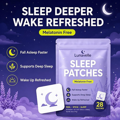 Lunavelle Sleep Patches, Natural Plant Based Sleep Support, Sleep All Night Long