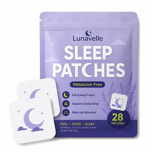 Lunavelle Sleep Patches, Natural Plant Based Sleep Support, Sleep All Night Long